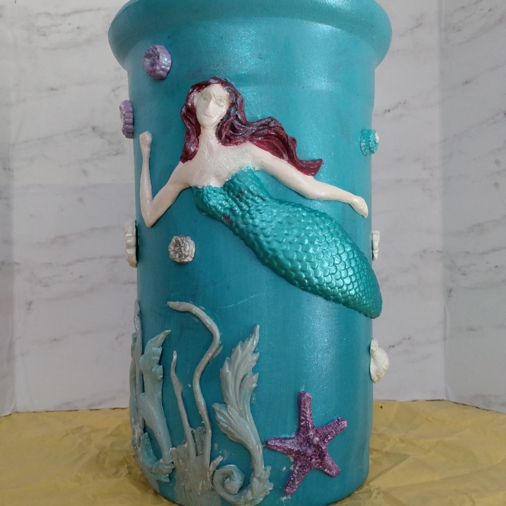 Mermaid Vase and/or Wine Brique